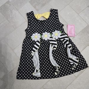 Nannette NWT Polka Dot and Daisy Swing Top, Size 5